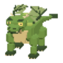 Baby moss dragon — in-game artwork