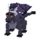 Black dragon — in-game artwork