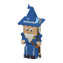 Blue Wizard — in-game artwork