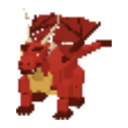 Red dragon — in-game artwork