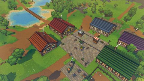 Pixlaria Town from above